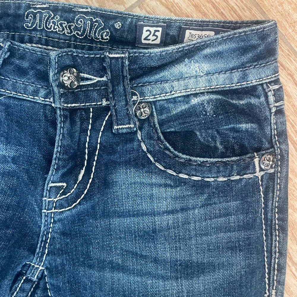 Miss Me Dark Blue Skinny Jeans - Picture 2 of 9
